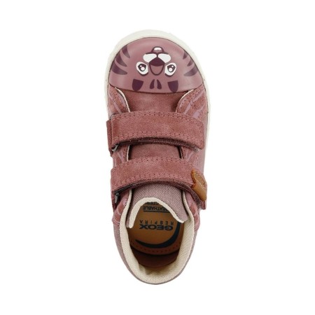 Παιδικό δερμάτινο sneaker Geox Kilwi B26D5C 0CL22 C8007 Ροζ